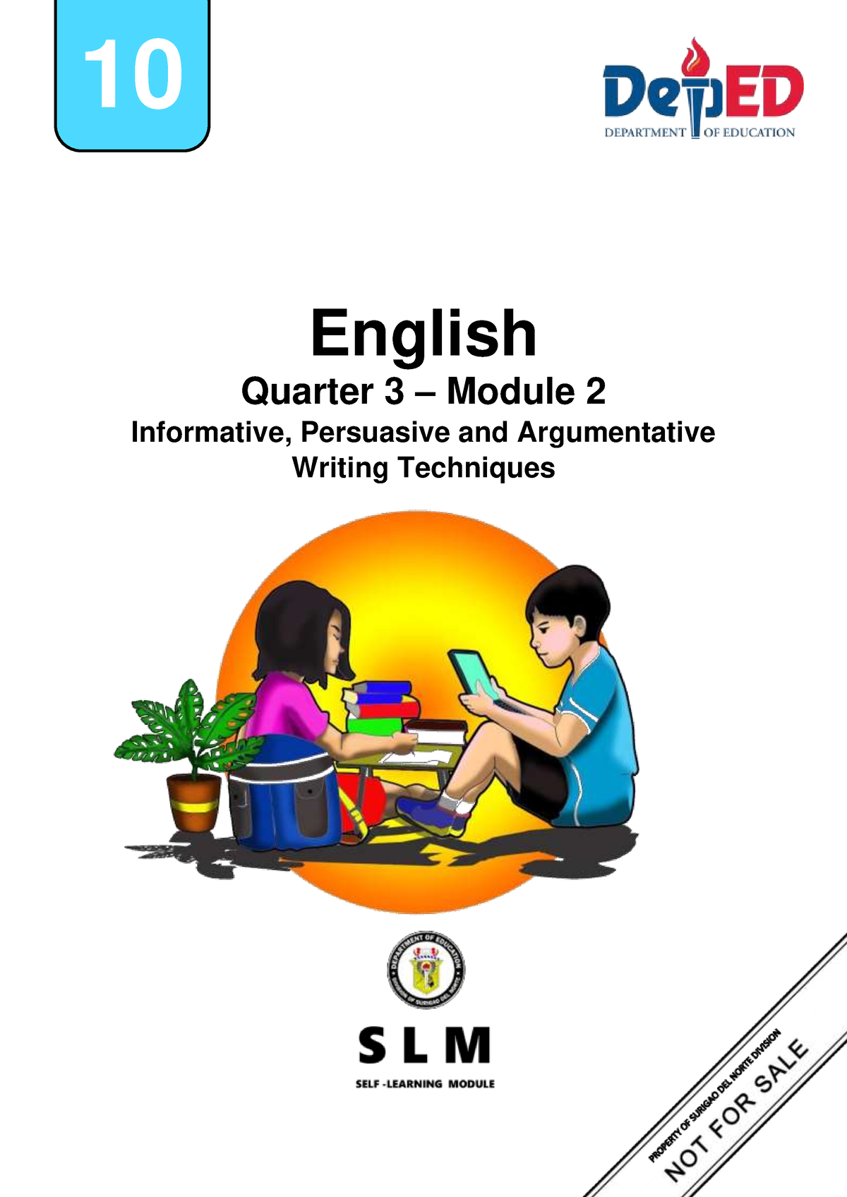 english 10 quarter 3 module 2 argumentative essay