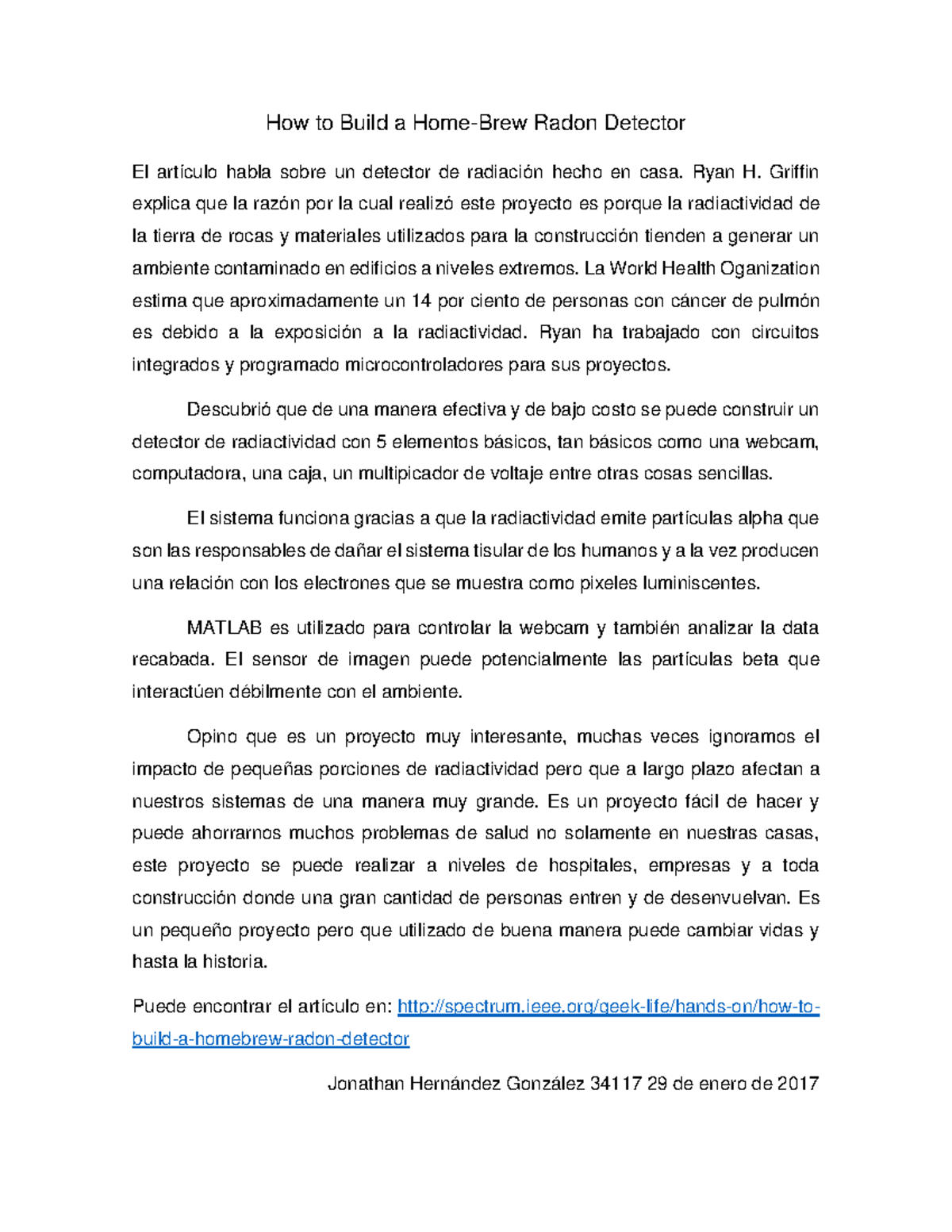 Articulo Matlab - Nota: 10 - How to Build a Radon Detector El habla ...