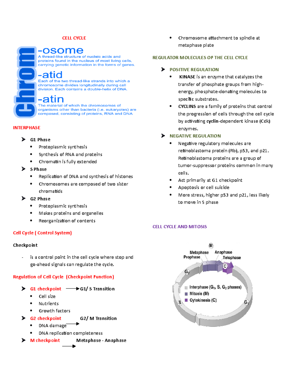 CELL Cycle (reviewer) - reviewer - CELL CYCLE Chromosome attachment to ...