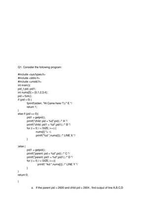 operating system assignment 2