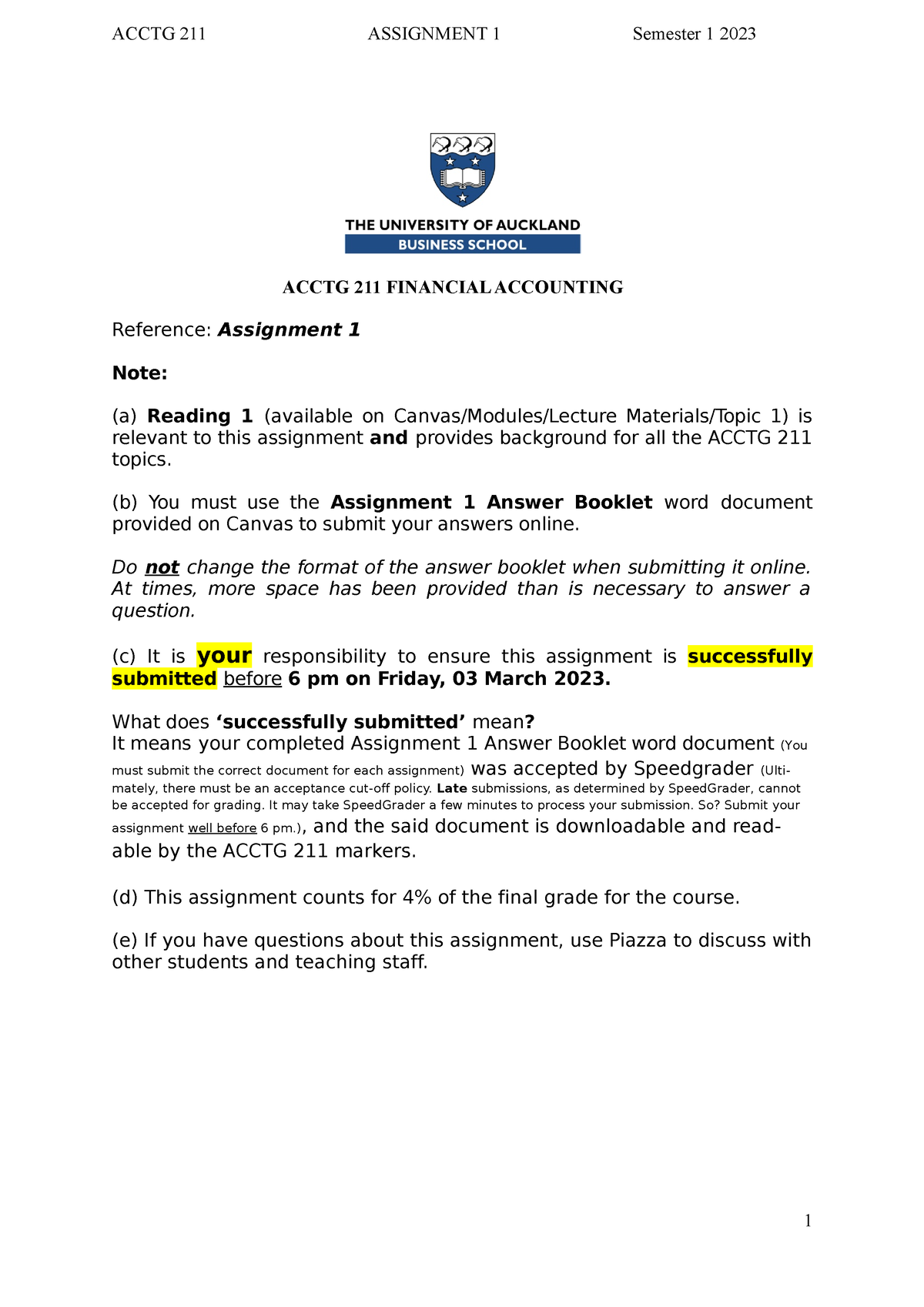 unit 10 financial accounting assignment