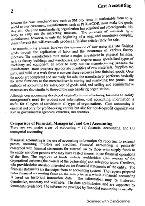 Chapter-5 - job order costing - BS accountancy - Studocu