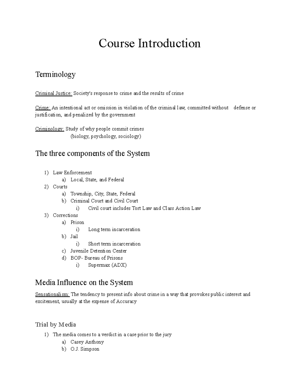 Intro To Criminal Justice Course Introduction Terminology Criminal   Thumb 1200 1553 