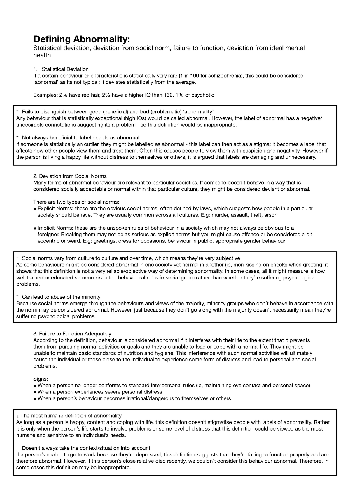 Psychopathology - A Topic Summary From The Psychology Book By Schacter ...