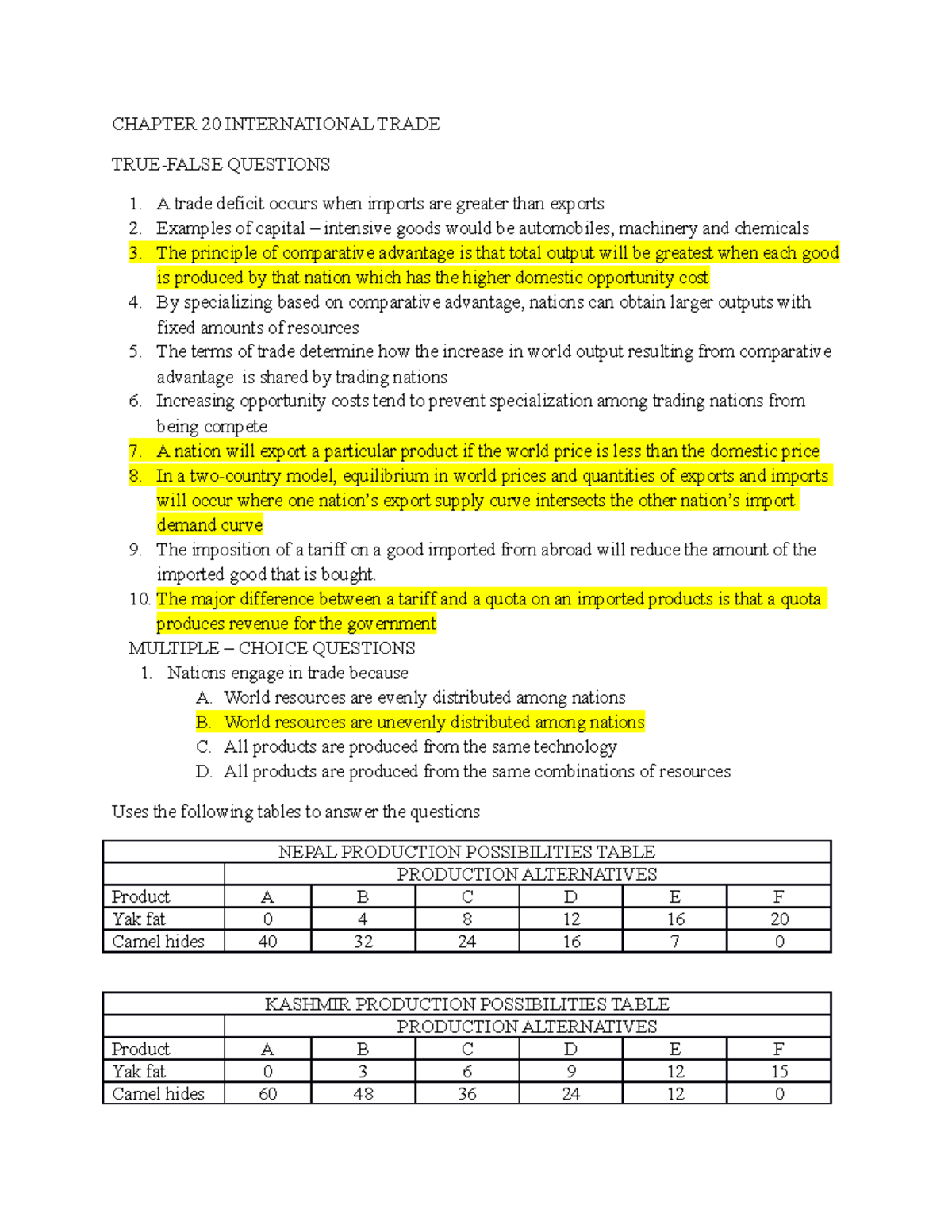 research questions on international trade