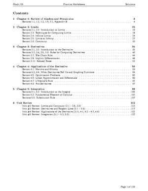 MAT 131 Mock Test Fall 2020 - 1 Fall 2020, MAT 131 Mock Test Answer all ...