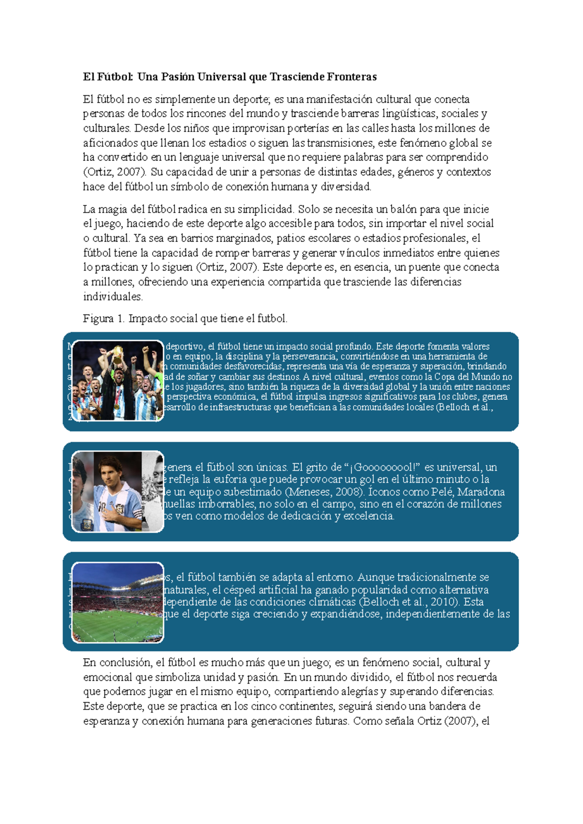 El Fútbol - futbol - El Fútbol: Una Pasión Universal que Trasciende ...