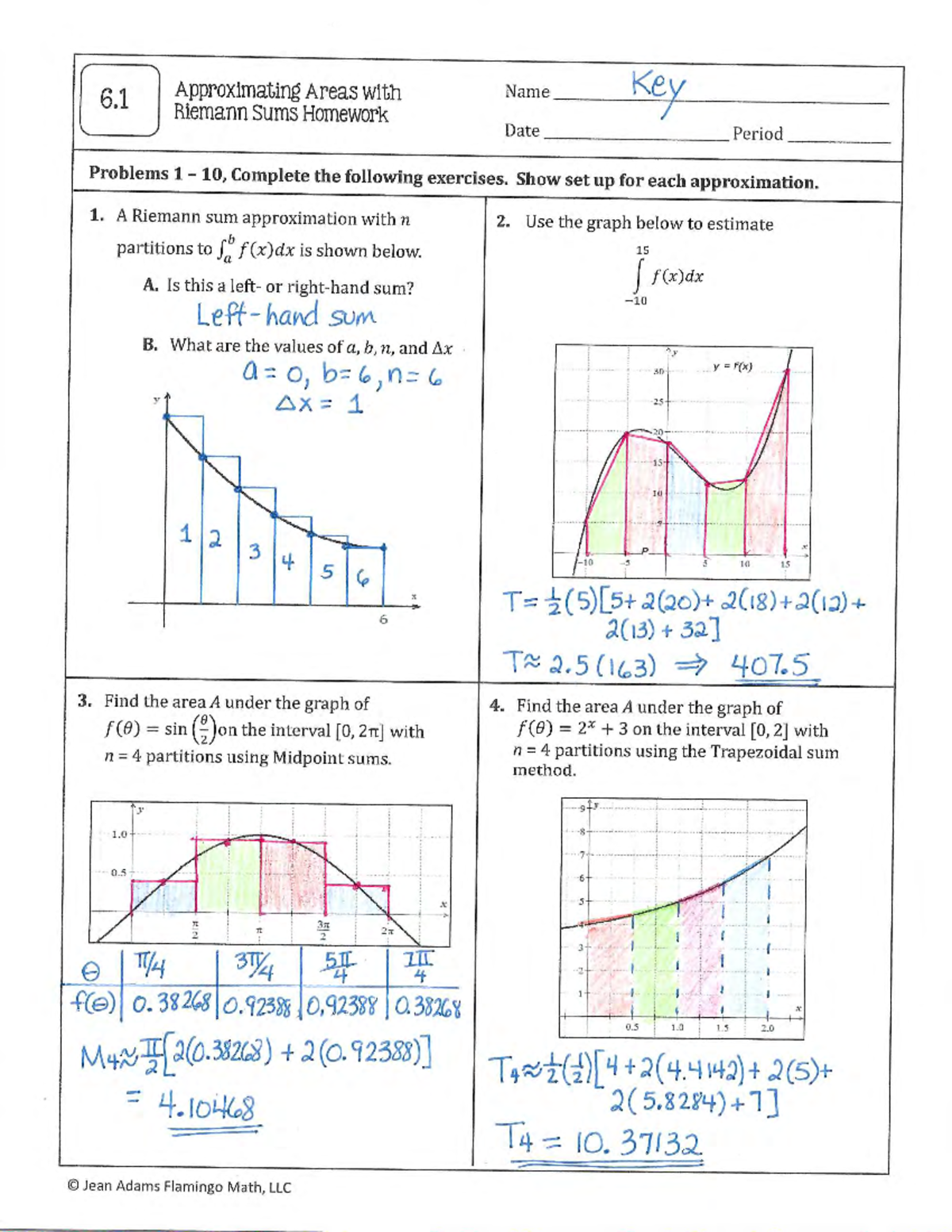 lesson 12 homework answer key 6.1