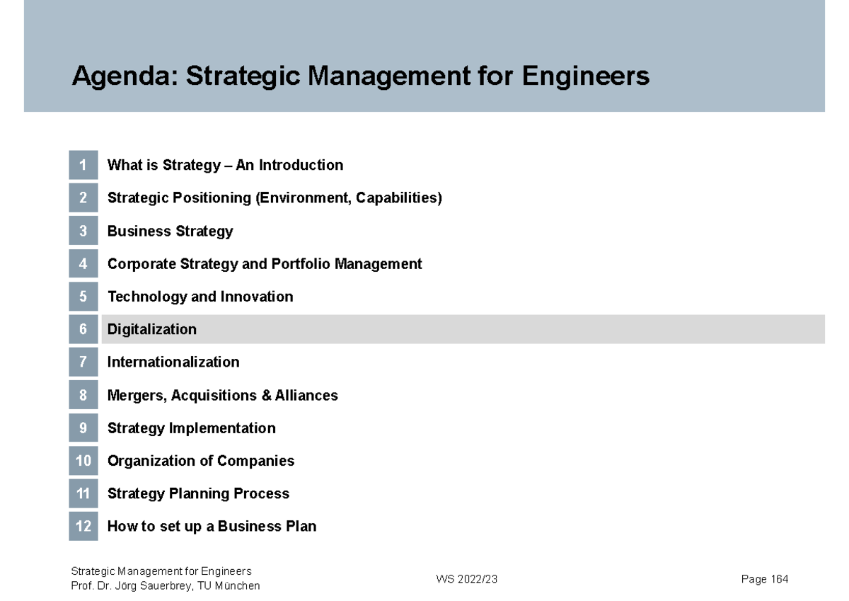 Strategic Mgmt 6 12 How To Set Up A Business Plan 11 Strategy 