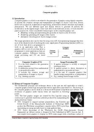 Chapter 6 Visible Sufrace Detection - Computer Graphics - Studocu