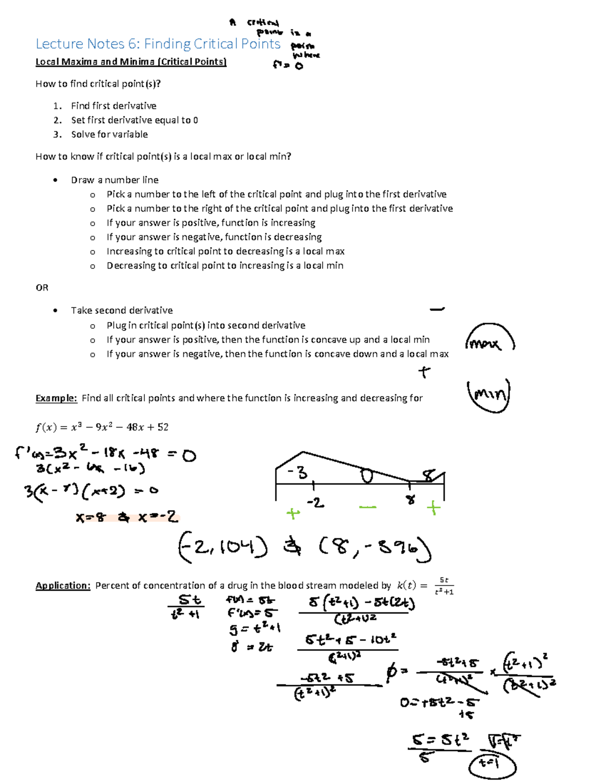 25597279 Finding Critical Points, Inflection Points, and Both Global
