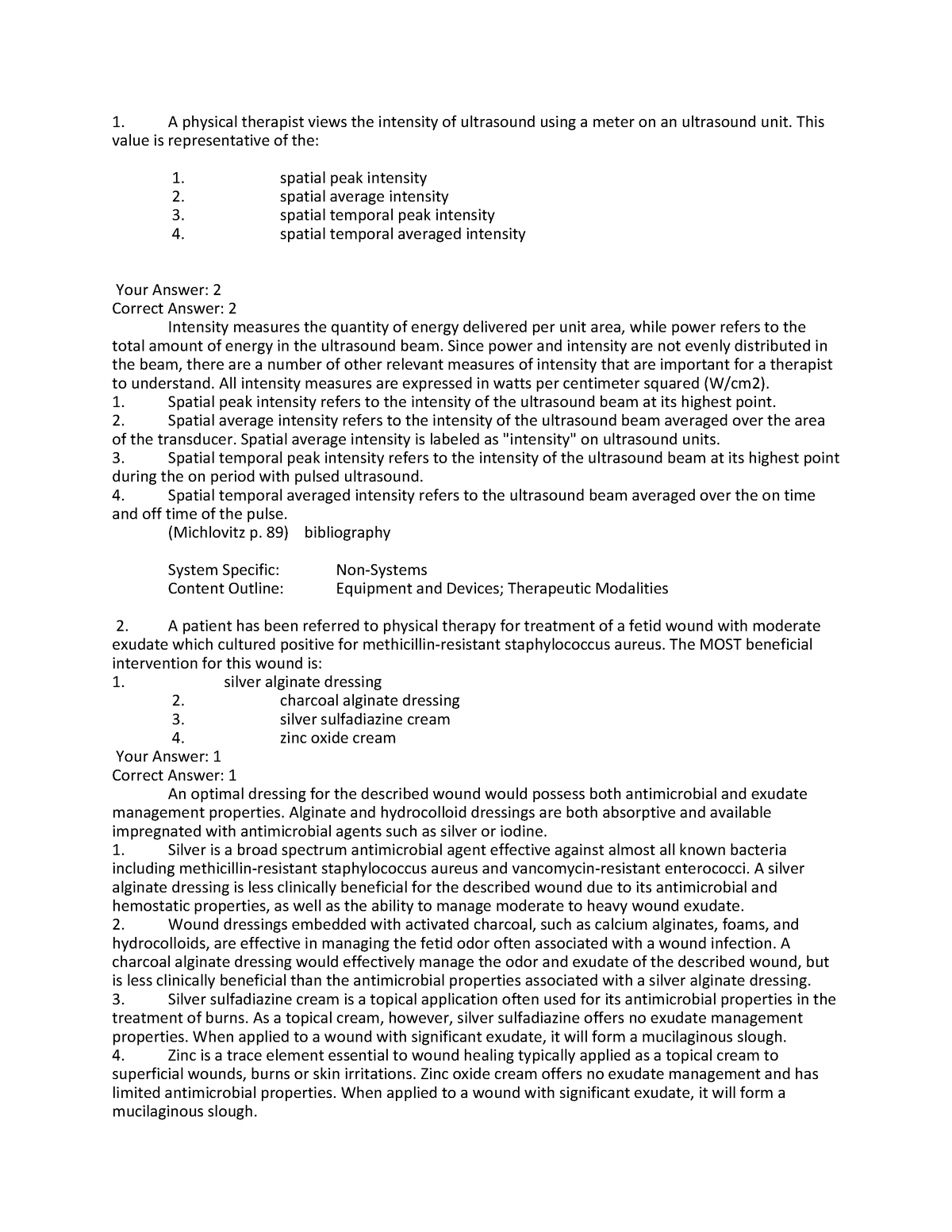 Giles-1 - Giles set A - A physical therapist views the intensity of ...