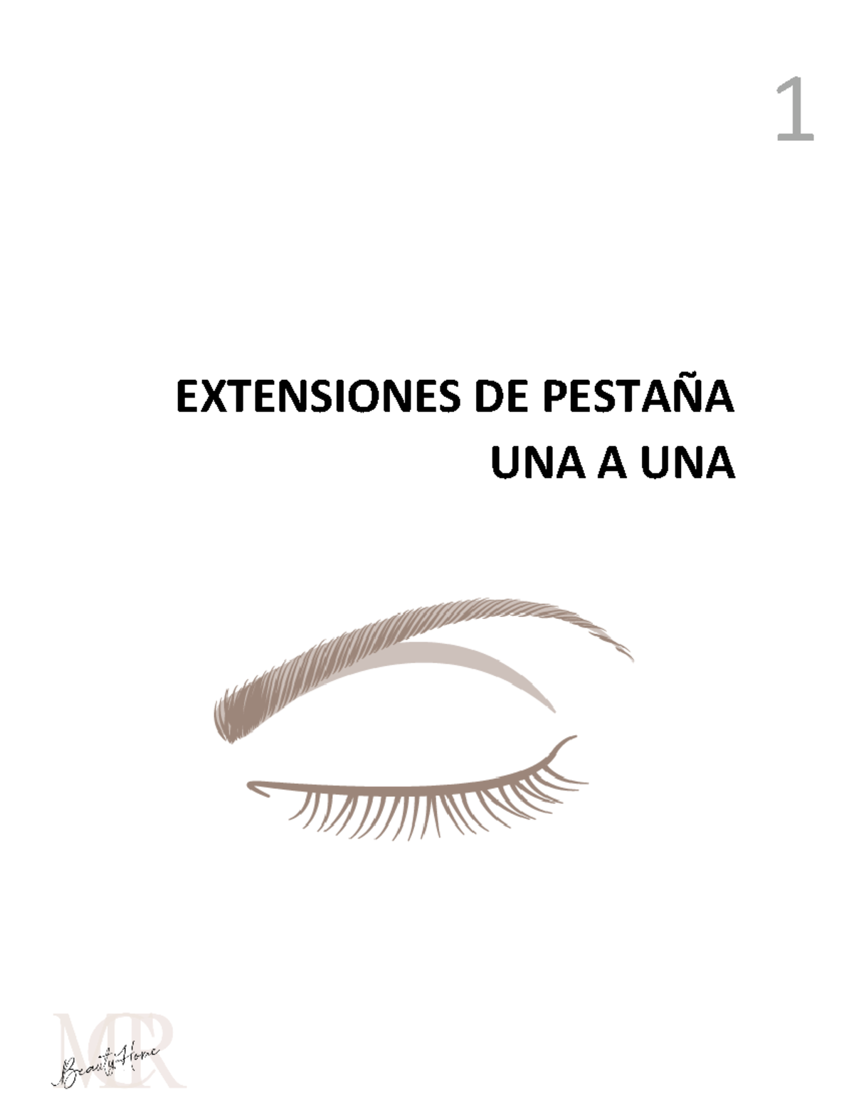Manual Extensiones DE Pestañas 230711 133728 - 1 EXTENSIONES DE PESTAÑA ...