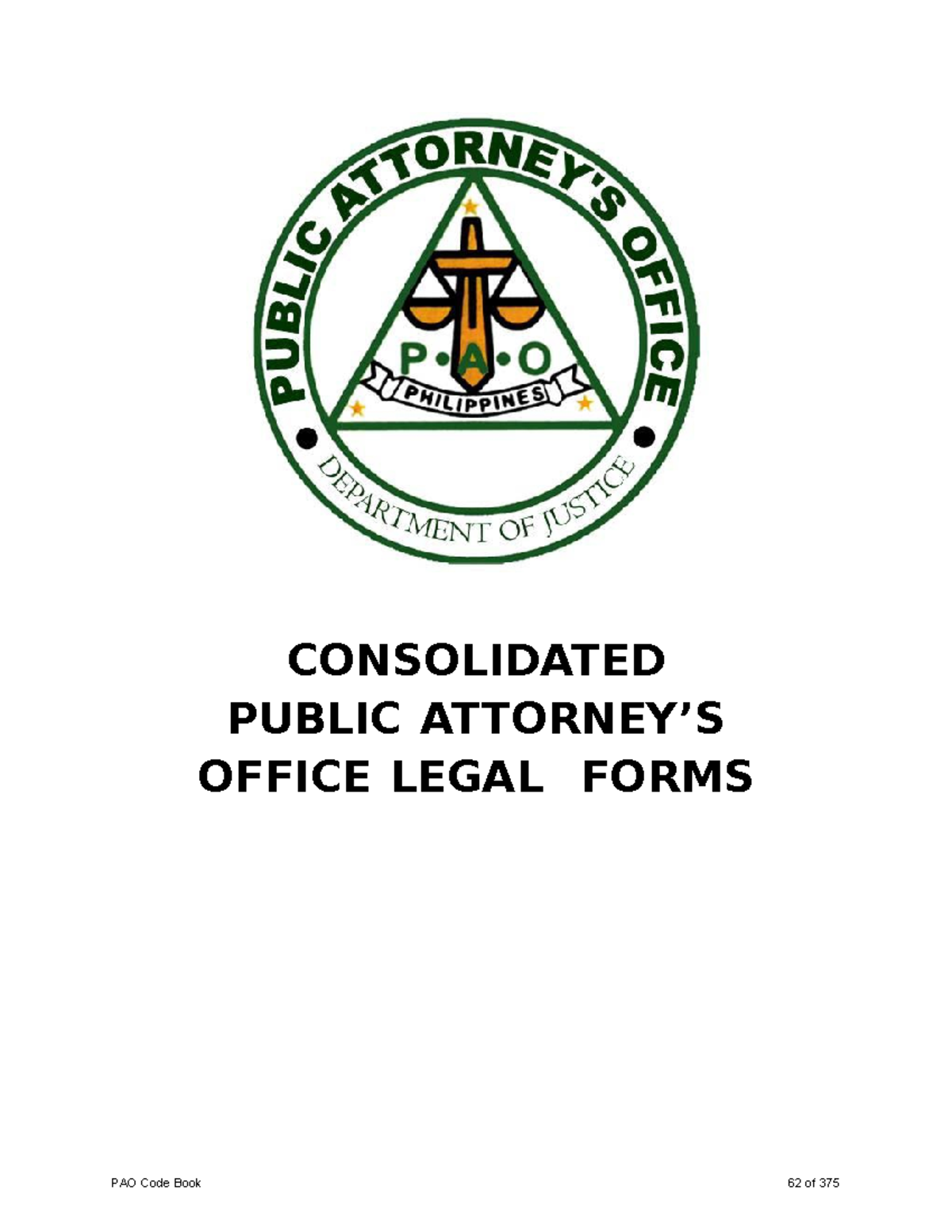 Consolidated Legal Forms v1 0 PAO Code Book 62 of 375 CONSOLIDATED