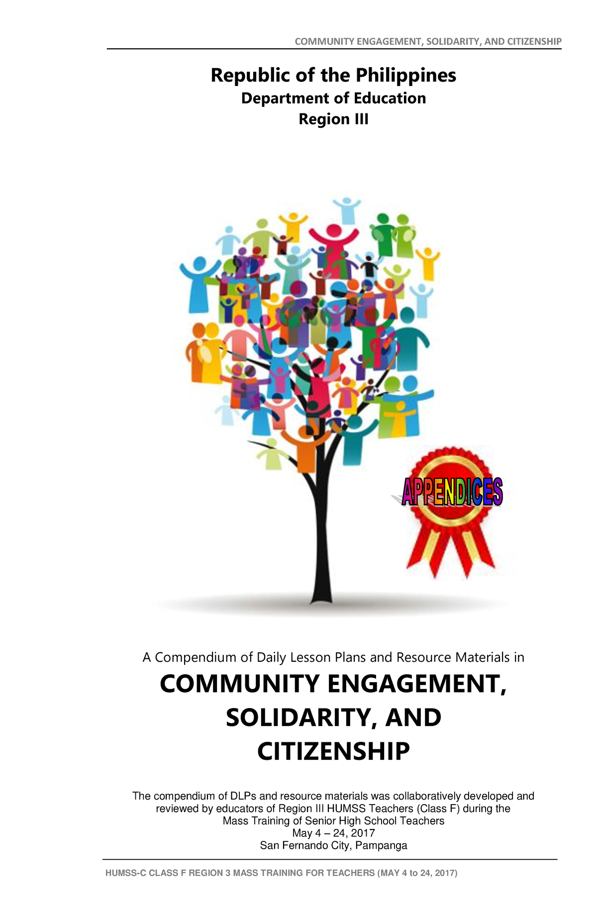 1.1 Community Engagement, Solidarity, And Citizenship (CSC ...