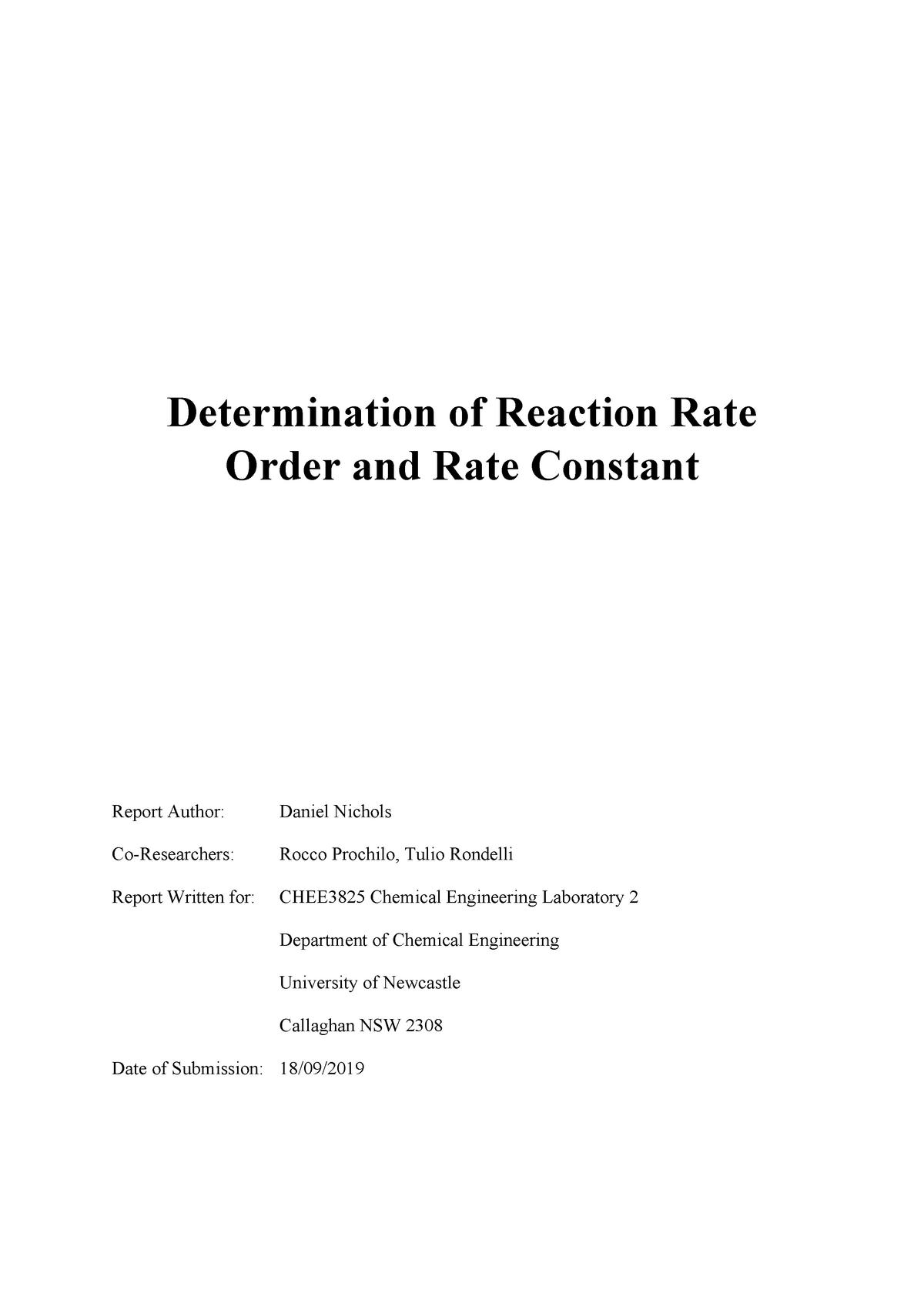 determination-of-reaction-rate-order-and-rate-constant-determination