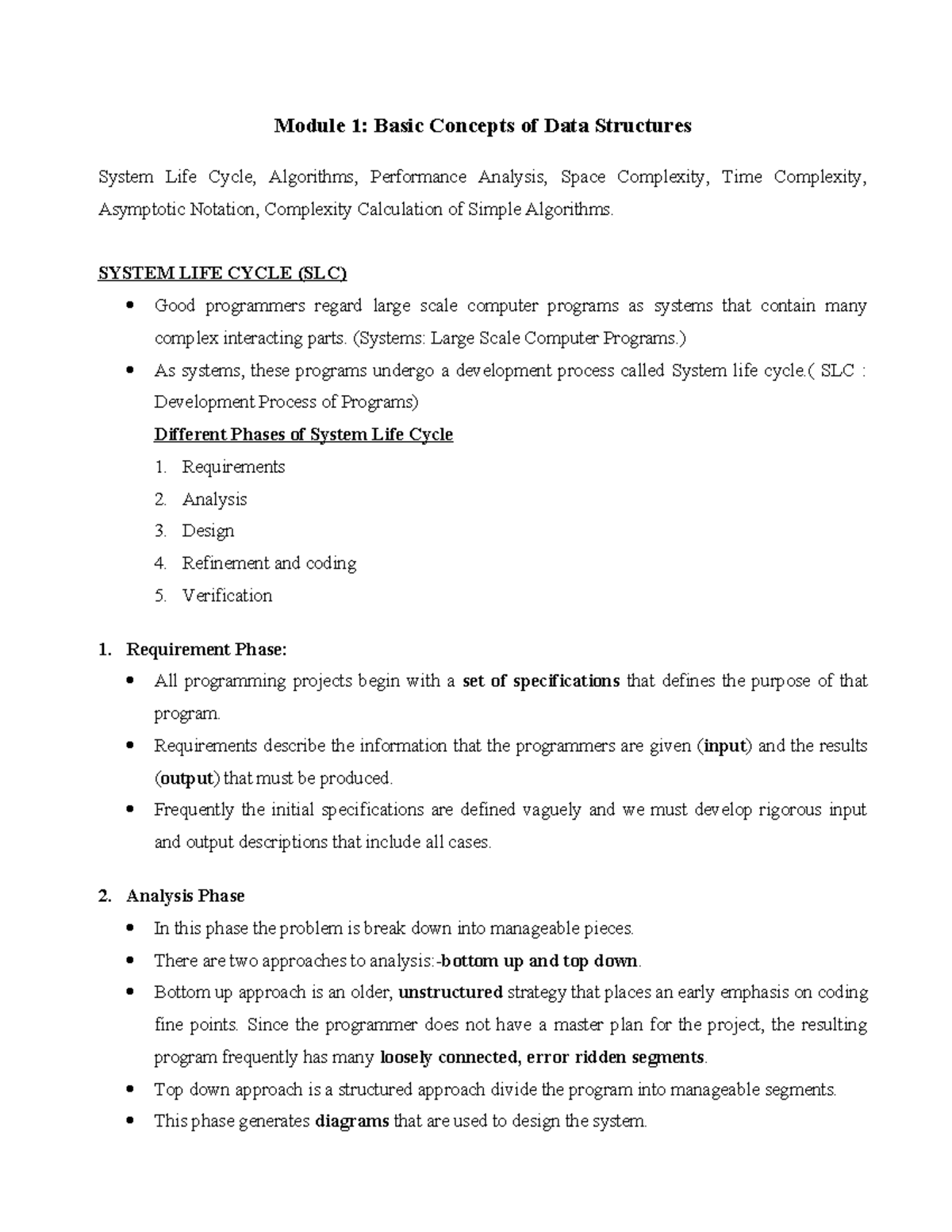 Module 1 - Notes - Make use of it - Module 1: Basic Concepts of Data ...