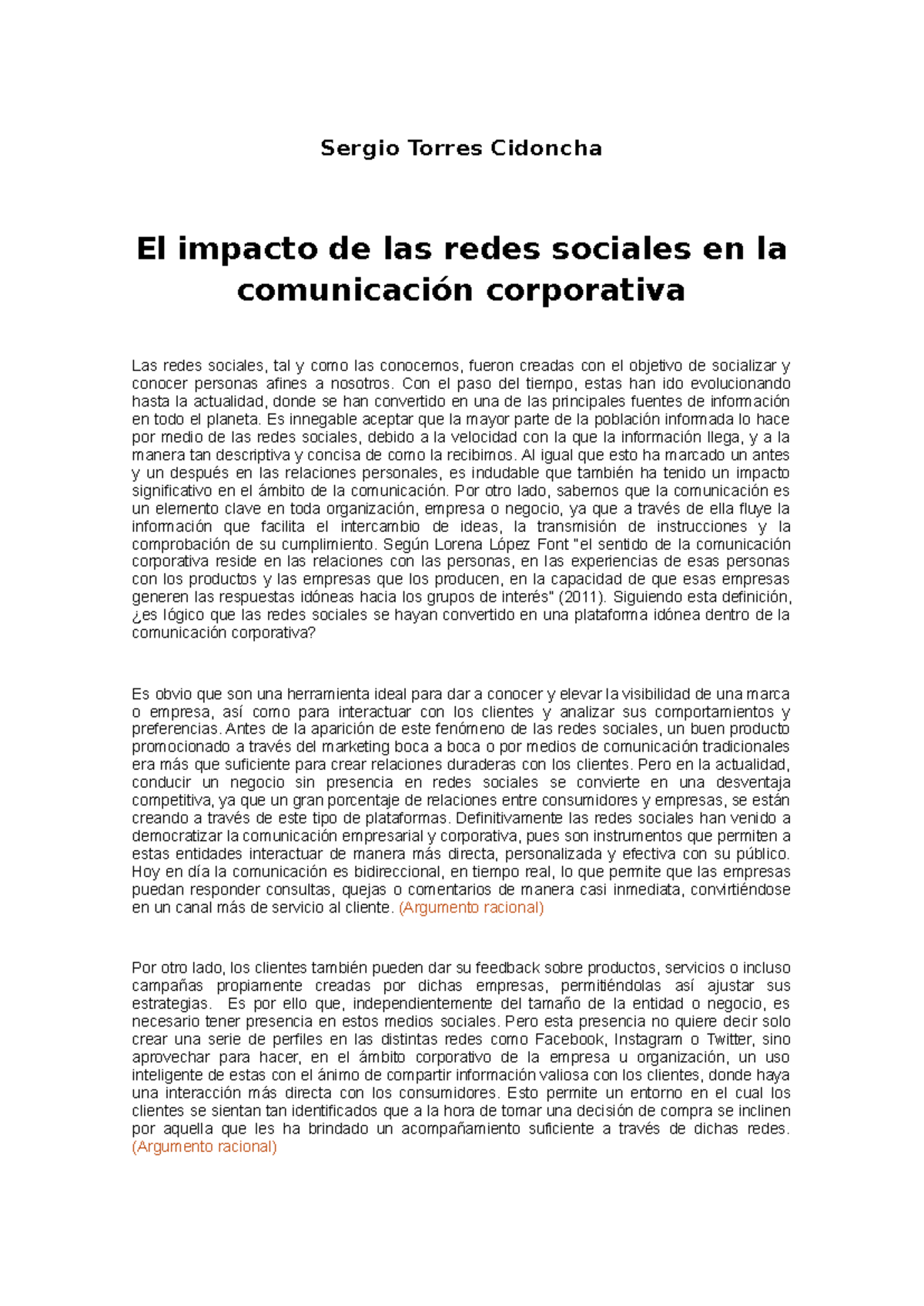 El impacto de las redes sociales en la comunicación corporativa ...