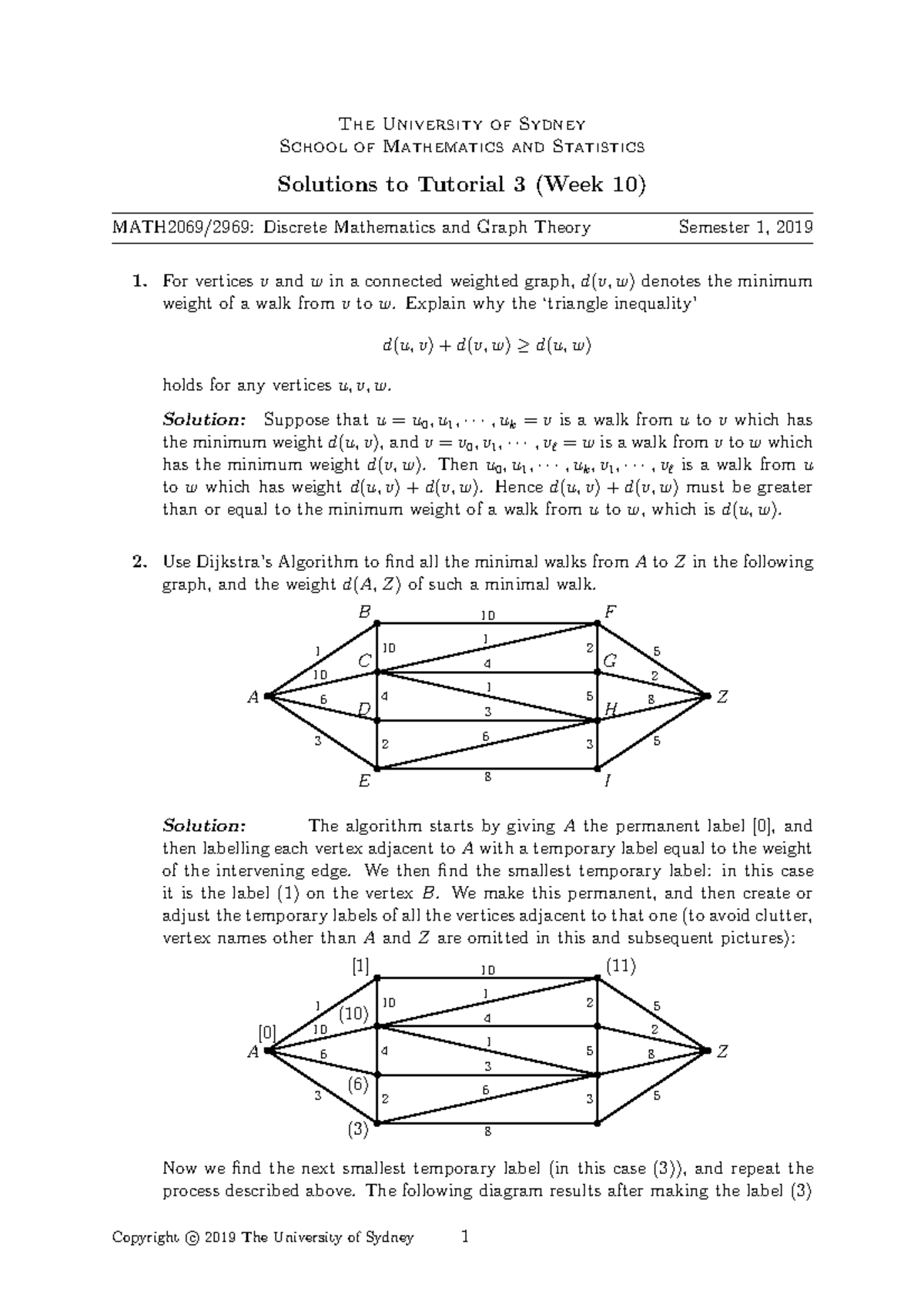 Tut9s - The Tutorial Questions With Solution - The University Of Sydney ...