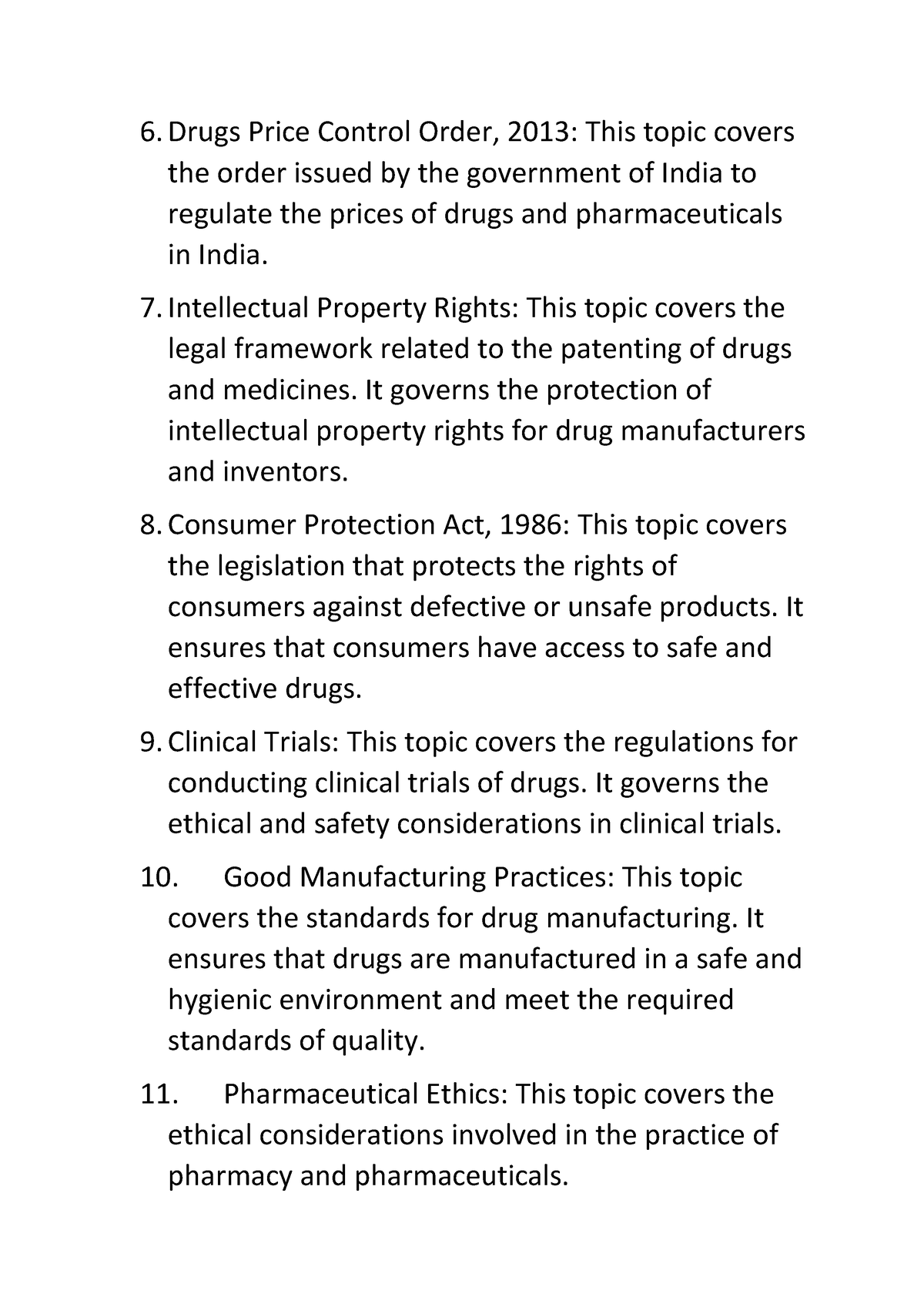 Pharmaceutical Jurisprudence 2 - Drugs Price Control Order, 2013: This ...