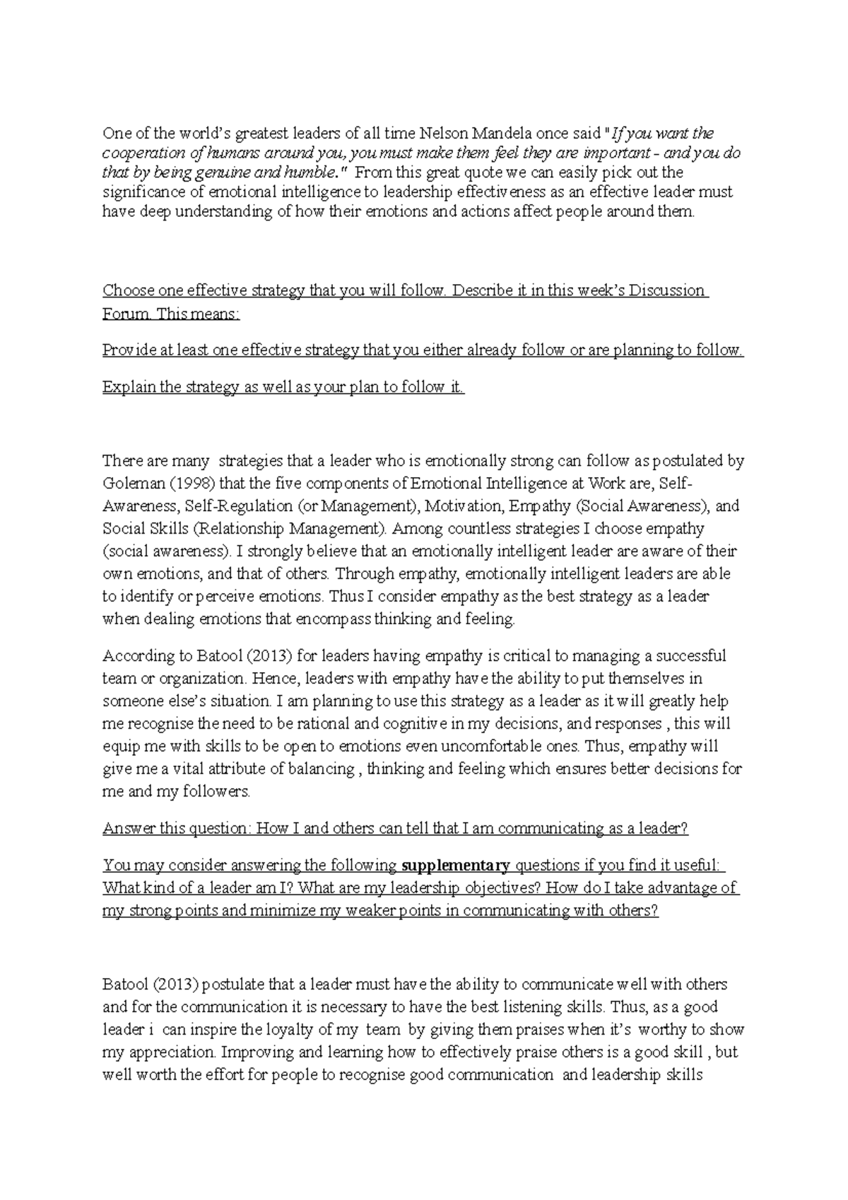 Emotional intelligence scenarios for students picture