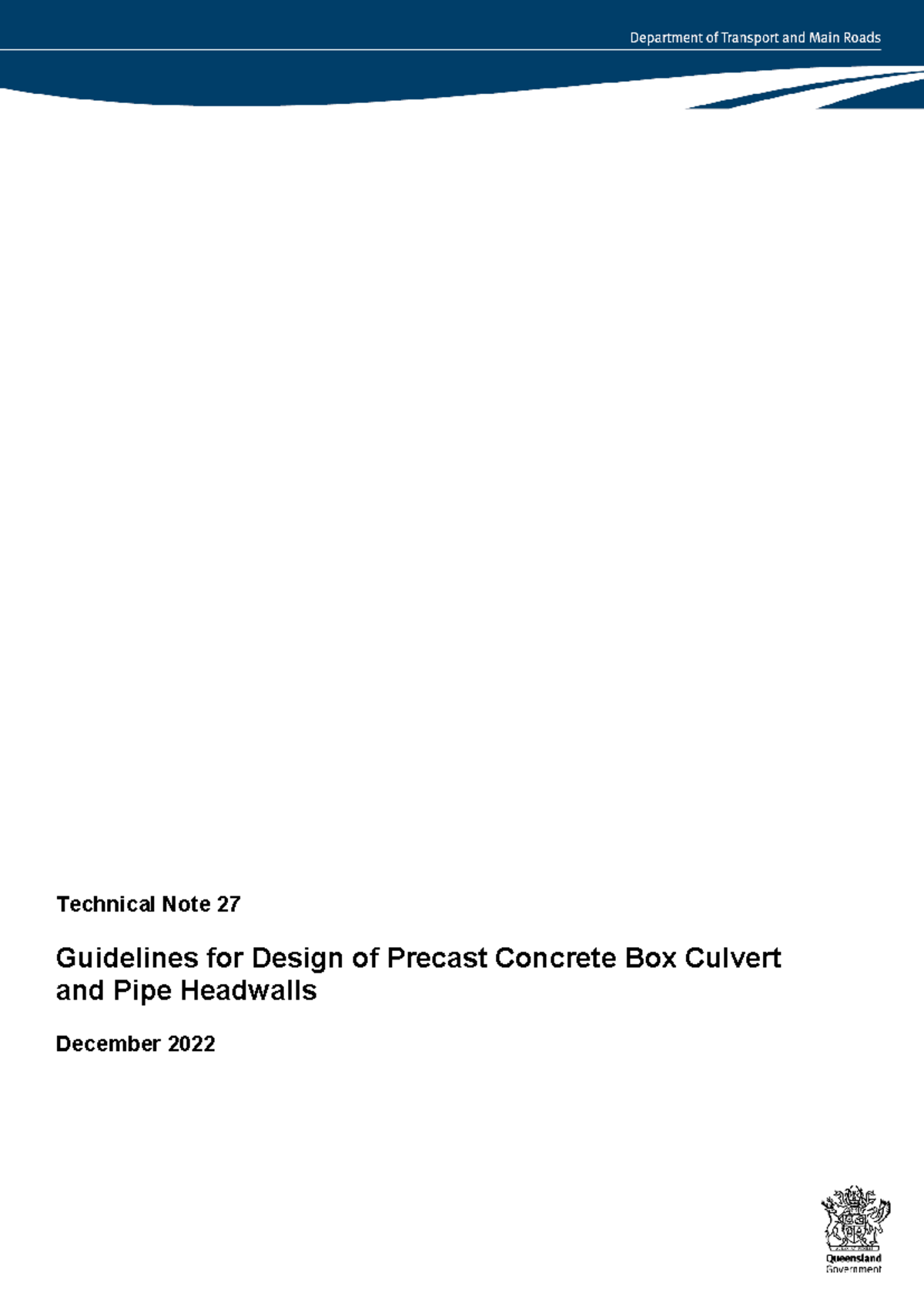 Group 2 - FOR RESEARCH PURPOSES ONLY - Technical Note 27 Guidelines for ...