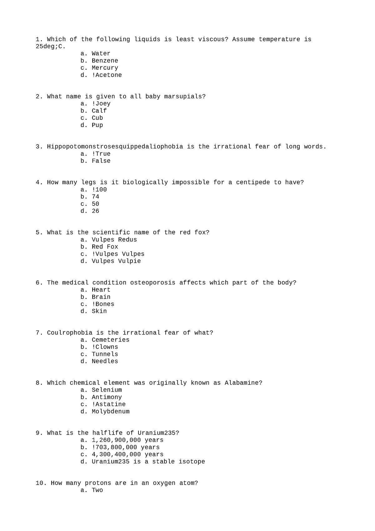 CS339 Research Brief Fall 2019 5 - Which of the following liquids is ...