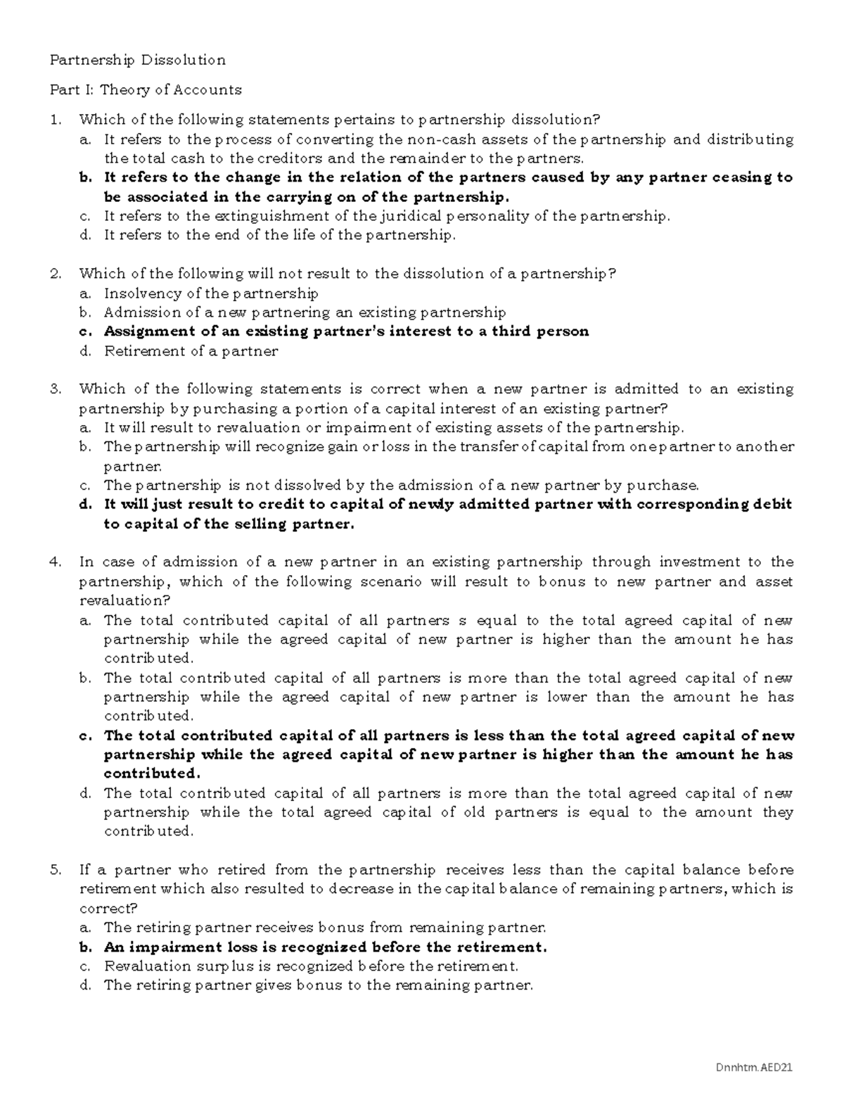 03-partnership-dissolution-solutions-partnership-dissolution-part-i