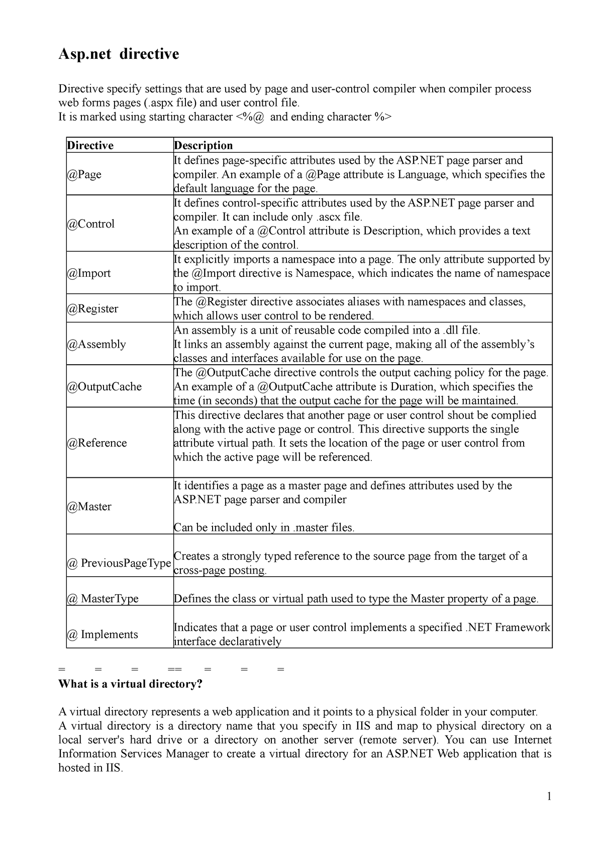 directive-bca-course-notes-for-students-who-are-studying-asp-net-in