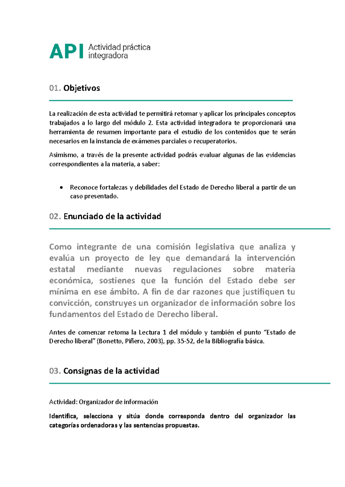 API M 2 TP I-1 - tp 1 - 01. Objetivos La realización de esta actividad ...