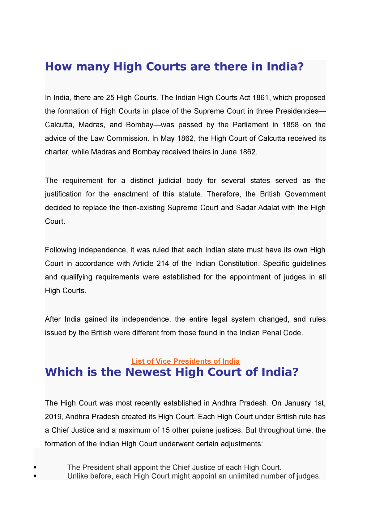 facts-on-high-courts-in-india-how-many-high-courts-are-there-in-india