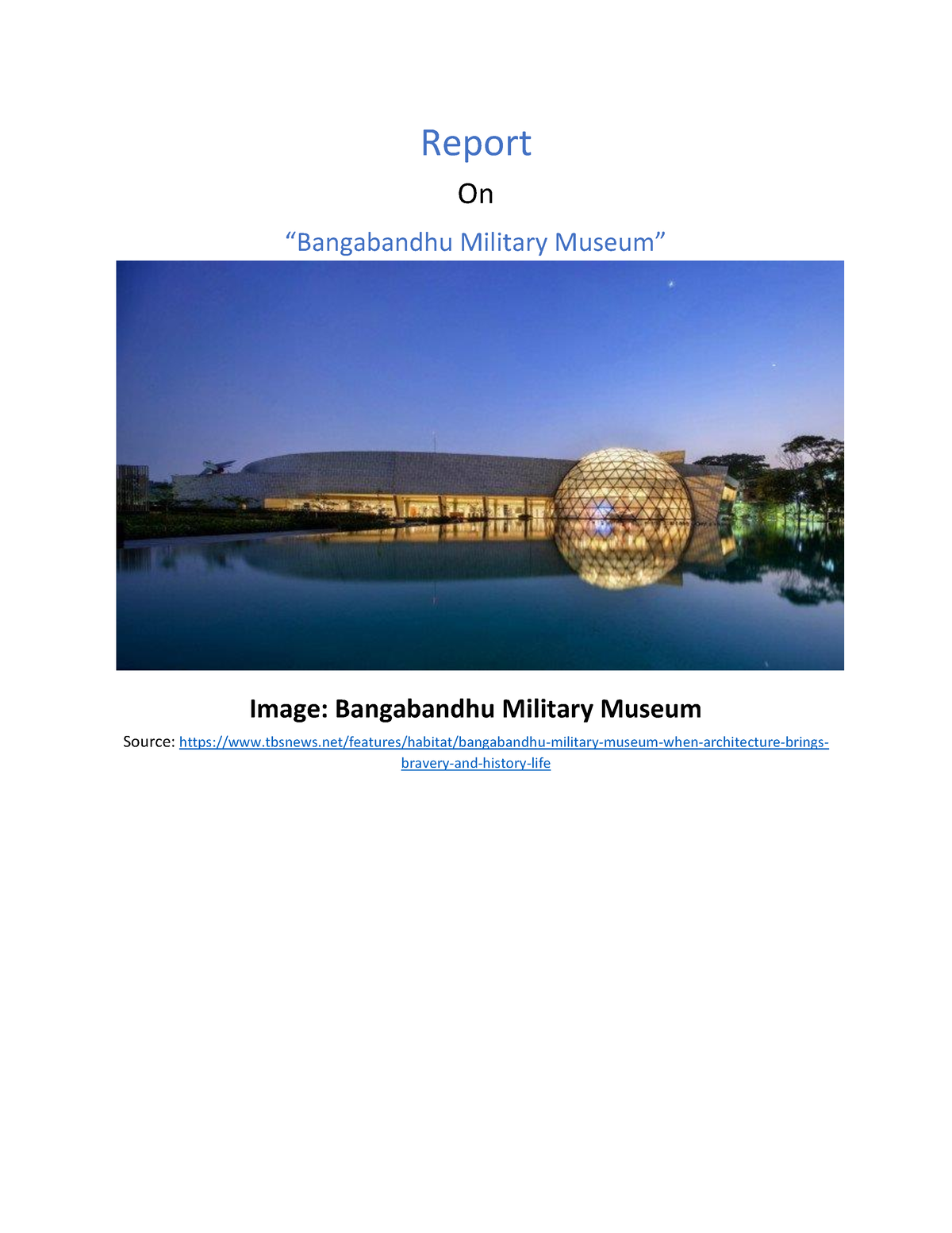 bangabandhu military museum essay