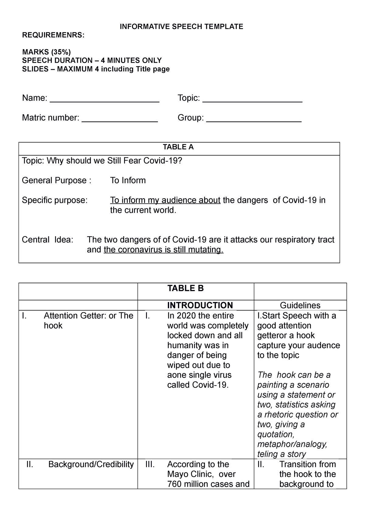 speech writing format 2023