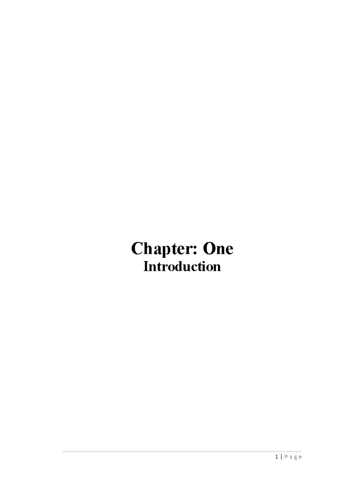 Chapter-final - Full And Final This Report - Chapter: One Introduction ...