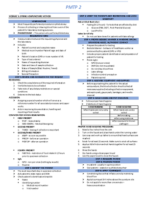 Module 2 CPH Laboratory - Principles of Medical Technology Practice 2 ...