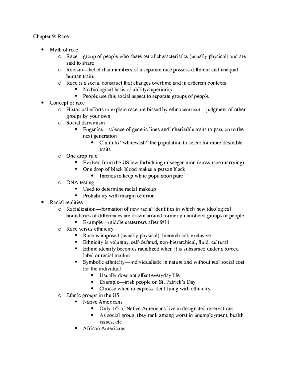 chapter-9-sociology-of-race-chapter-9-race-myth-of-race-o-race-group