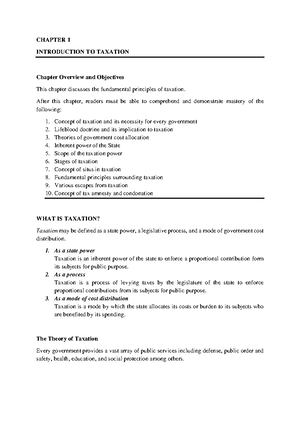 CHAPTER 1 2021 BANGGAWAN INCOME TAXATION