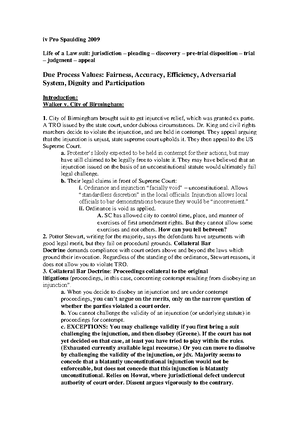 Civ Pro Cheat Sheet - Summary Civil Procedure I - Civ Pro Cheat Sheet ...