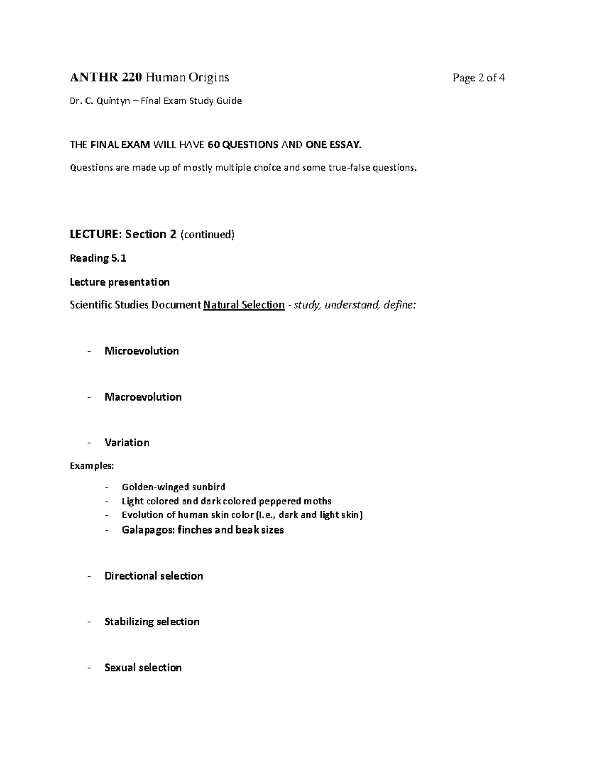 Human Origins FINAL EXAM Study Guide ANTHR 220 Human Origins Page 2 human-origins-final-exam-study-guide-anthr-220-human-origins-page-2