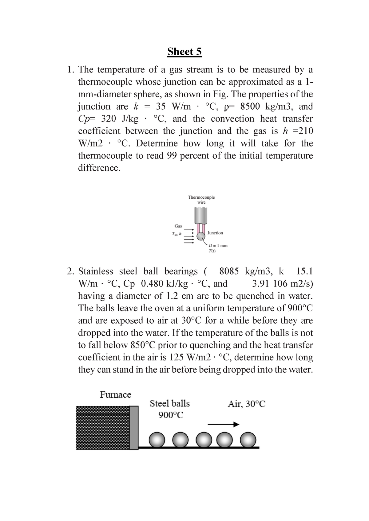 Sheet 5Solutions Manual For Heat And Mass Transfer: Fundamentals ...