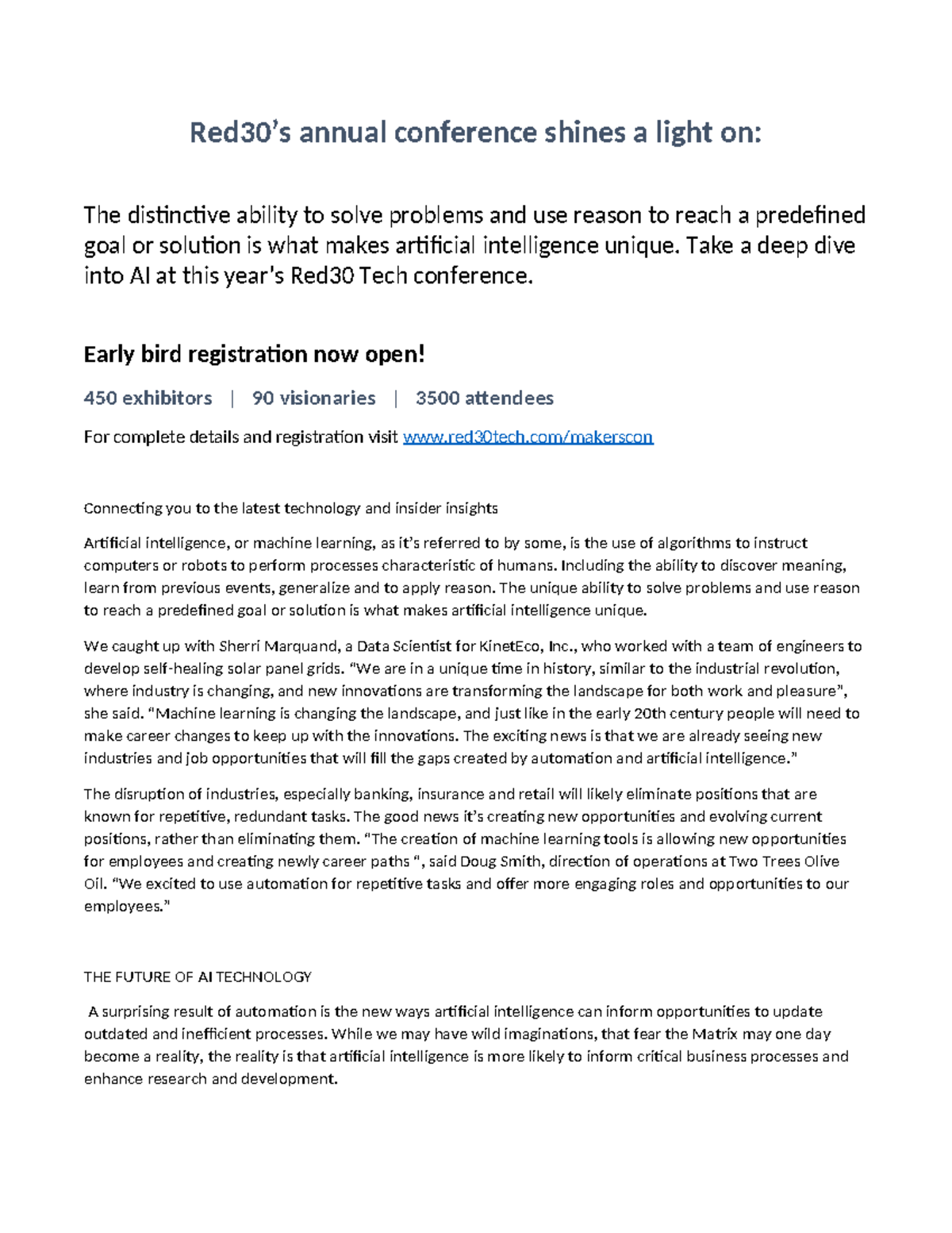 Red30Conference 0302 - practice Microsoft word document. - Red30’s ...