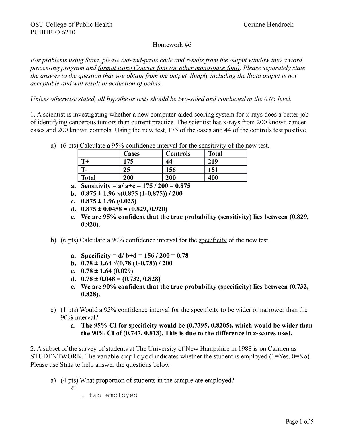 Proportions (Step 2) » Biostatistics » College of Public Health