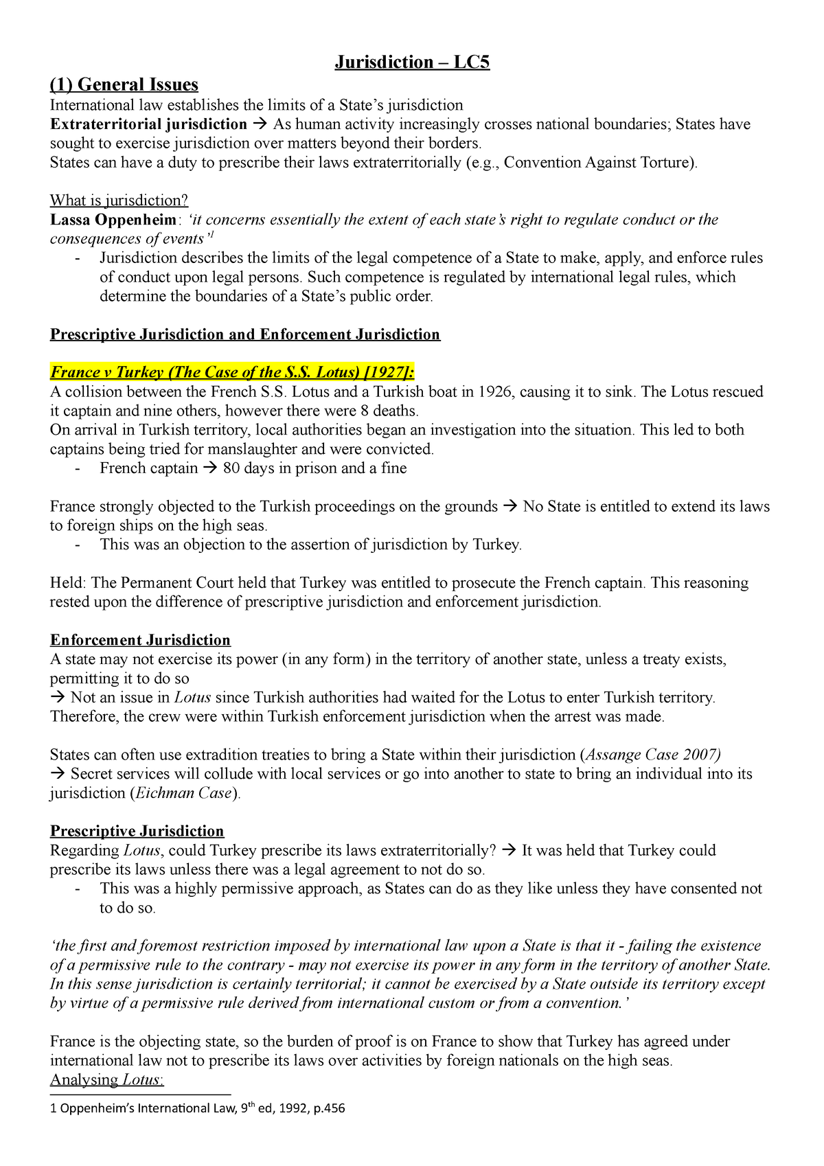 Jurisdiction Of States In International Law - Jurisdiction – LC (1 ...