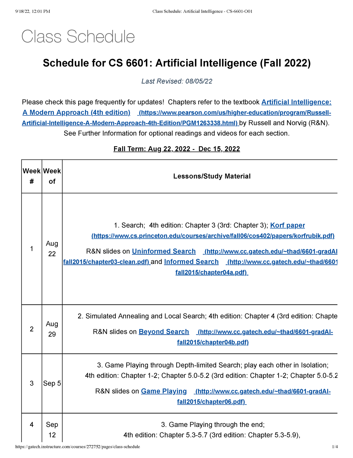 cs 6601 artificial intelligence assignments