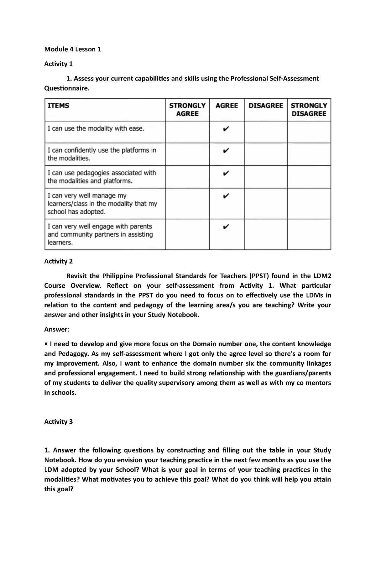 The Learning Delivery Modalities Course 2 Is A Task Oriented Course Module 4 Lesson 1 8973