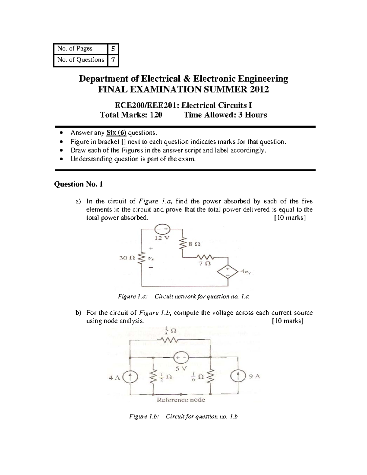 7 set qp and answers2 No. of Pages 5 No. of Questions 7 Department