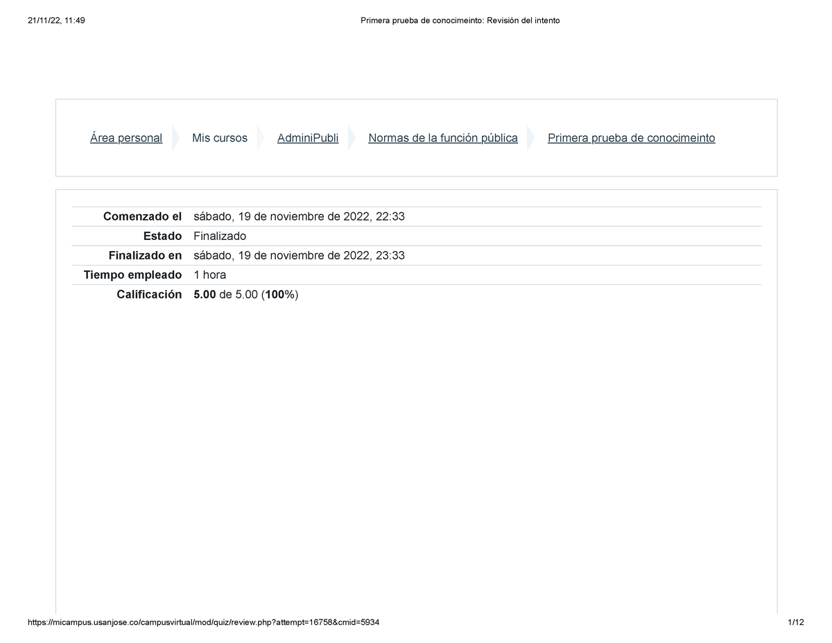 Parcial 1 - ADM Publica - Área Personal Mis Cursos AdminiPubli Normas ...