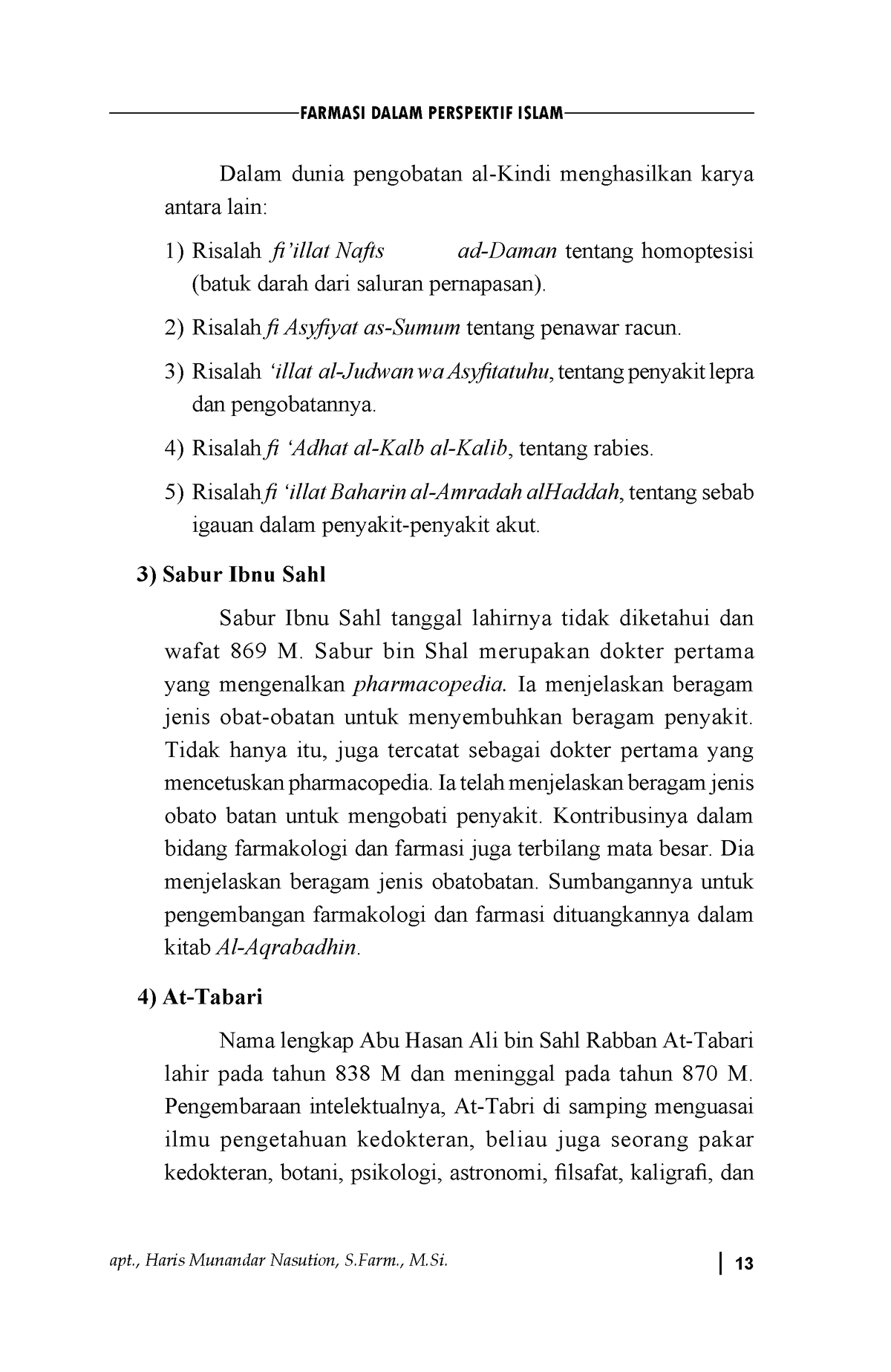 BUKU Farmasi Dalam Persfektif Islam (2)-20 - Apt., Haris Munandar ...