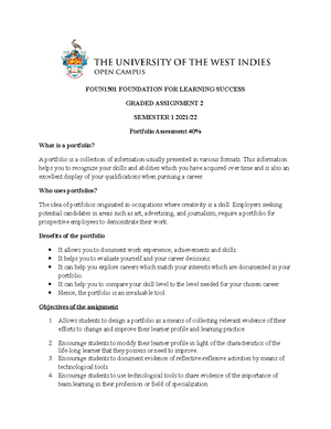 Sowk 3038 course Guide - not much - The University of the West Indies ...