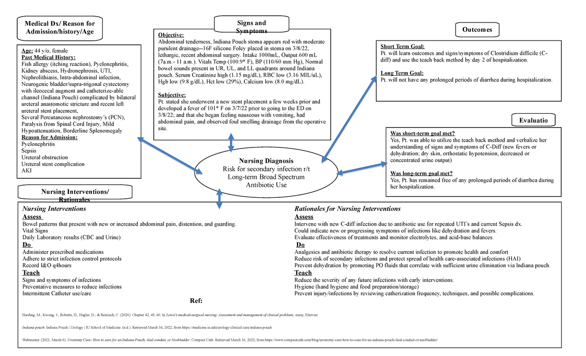 Small Assignment 3 med surg Nursing Diagnosis Risk for secondary
